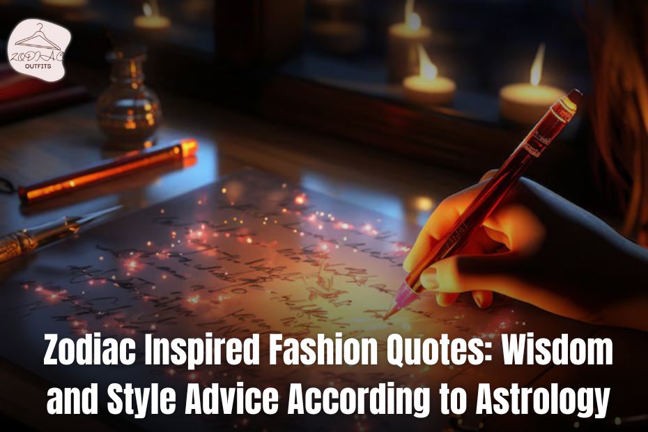 Zodiac Inspired Fashion Quotes