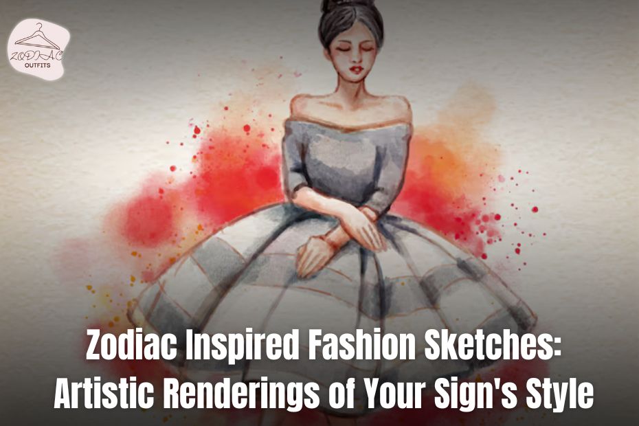 Zodiac Inspired Fashion Sketches